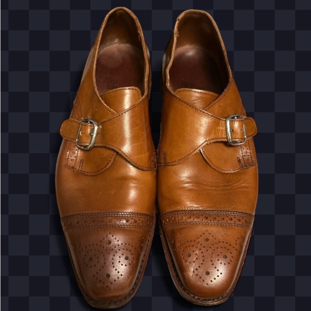 Allen Edmonds Brown Franciscan Shoes 10